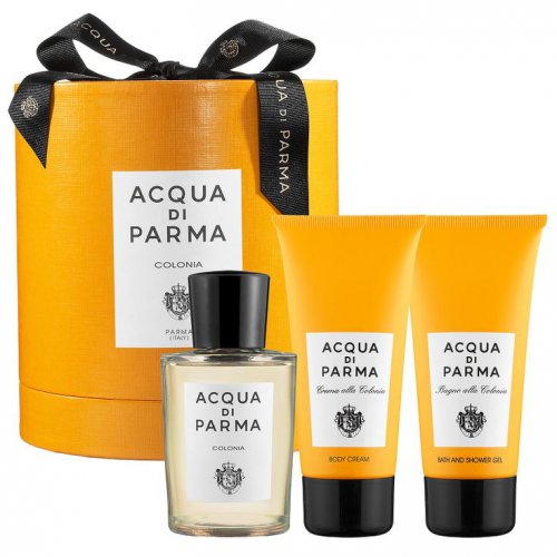 Acqua di Parma Colonia dovanų rinkinys EDC 100 ml, dušo gelis Colonia 75 ml ir body cream Colonia 75 ml