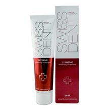 Swissdent Stainless Extreme Whitening Toothpaste – balinanti dantų pasta rūkantiems 100ml Unisex