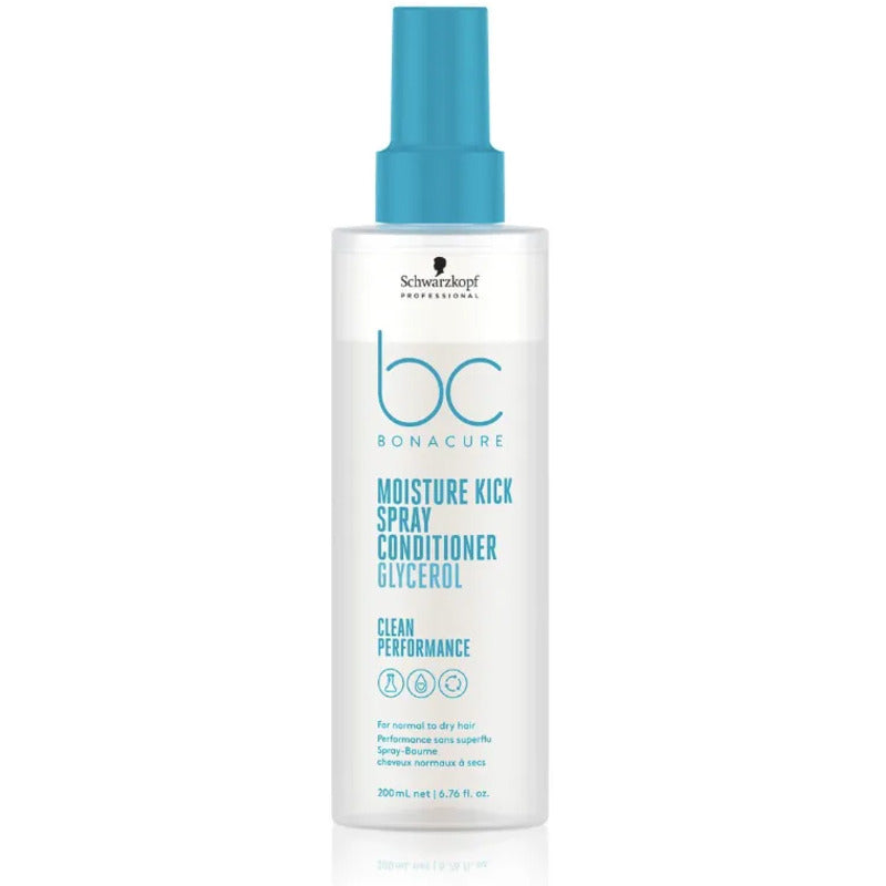 „Schwarzkopf Professional Moisture Kick“ purškiamas kondicionierius – kondicionierius optimaliam drėgmės išgaravimui