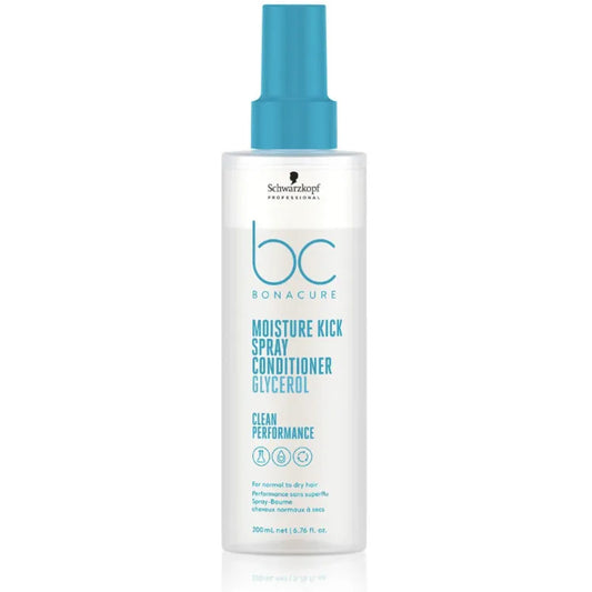 „Schwarzkopf Professional Moisture Kick“ purškiamas kondicionierius – kondicionierius optimaliam drėgmės išgaravimui