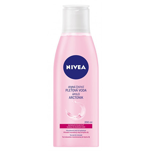 Nivea raminamasis valomasis losjonas sausai ir jautriai odai su „Aqua Effect“ 200 ml