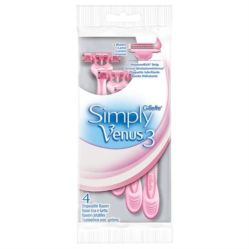 Gillette Simply Venus 3 (iš 3) – Swift skustuvas (3.0ks) Moterims