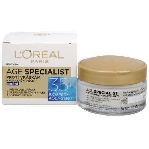 L'Oréal naktinis kremas nuo raukšlių 35+ amžiaus specialistas