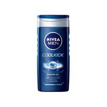Nivea Cool Kick dušo želė – dušo želė vyrams 250ml