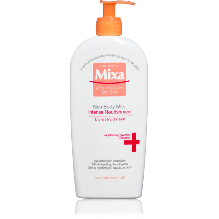 Mixa Rich kūno Milk – intensyviai maitinamas kūno losjonas sausai odai (400ml) Moterims