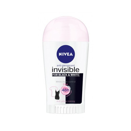 Nivea Invisible Black & White läbipaistev higistamisvastane aine (50 ml) naistele