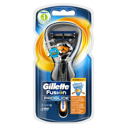 „Gillette Fusion Proglide Flexball“ – vyriškas skustuvas + 2 atsarginės galvutės