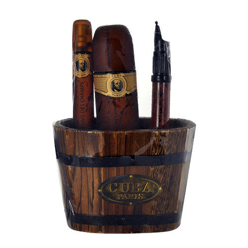 Cuba Cuba Gold kinkekomplekt EDT parfüüm 100 ml, mini Cuba Gold EDT parfüüm 20 ml ja mini Cuba Gold EDT parfüüm 35 ml meestele