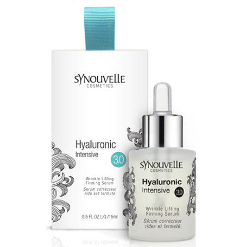 „Synouvelle Cosmetics“ hialurono rūgšties intensyvus raukšles lyginantis stangrinamasis serumas 3.0