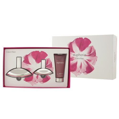 Calvin Klein Euphoria dovanų rinkinys EDP 100 ml, Euphoria EDP 30 ml ir kūno losjonas Euphoria 100 ml