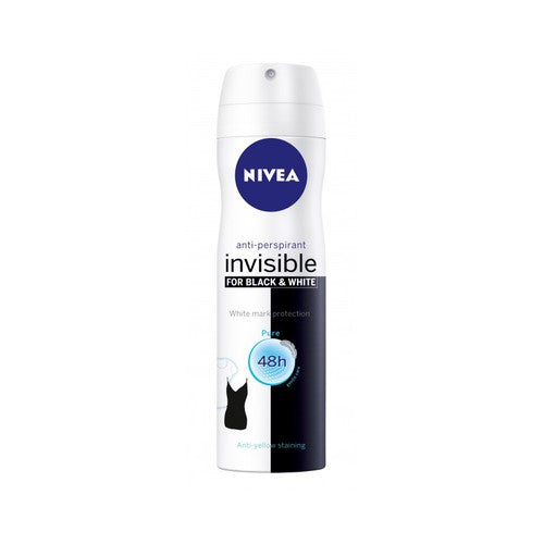 Nivea Invisible Black & White puhas higistamisvastane aine (150 ml) naistele