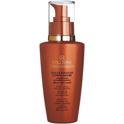 „Collistar Body Legs Magic Drops“ savaiminio įdegio koncentratas itin greito poveikio