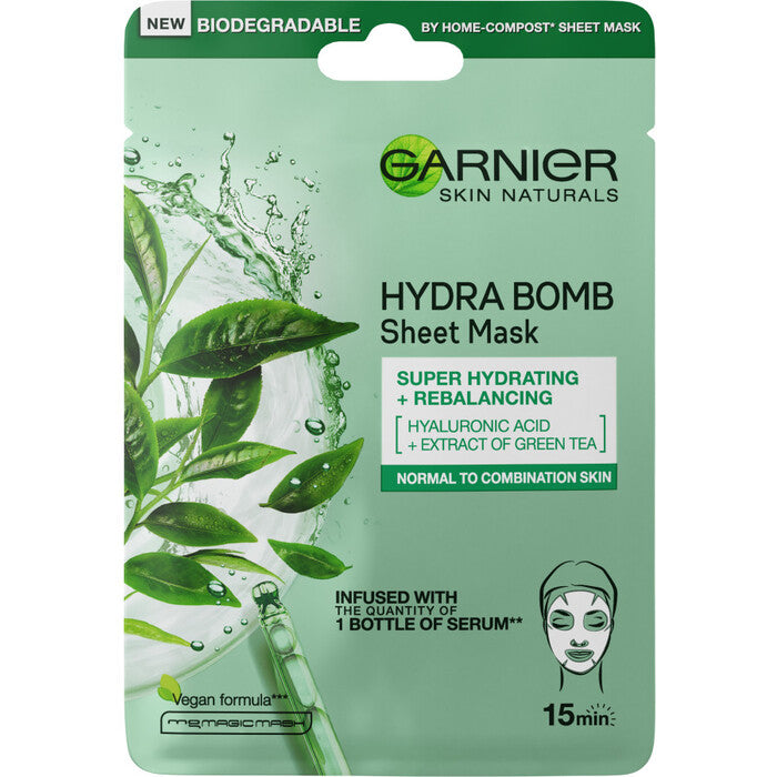 GARNIER Moisture + Freshness Tissue Super drėkinanti ir valonti kaukė ( 1 vnt )