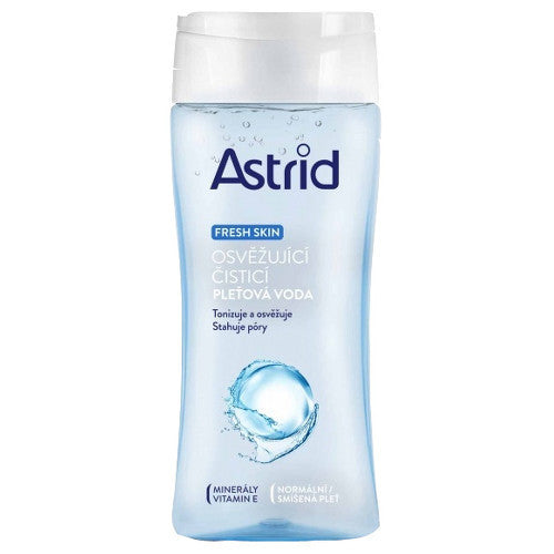Astrid Fresh Skin Gaivinantis valomasis losjonas normaliai ir mišriai odai