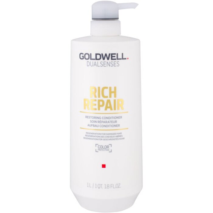 „Goldwell Dualsenses Rich Repair“ kondicionierius nuo lūžinėjimo