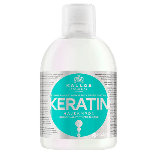 Kallos Keratiini šampoon (1000ml) Naistele