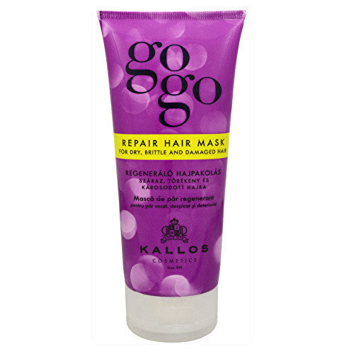 Kallos GoGo Repair plaukų kaukė sausiems, lūžinėjantiems ir pažeistiems plaukams (200ml) Moterims