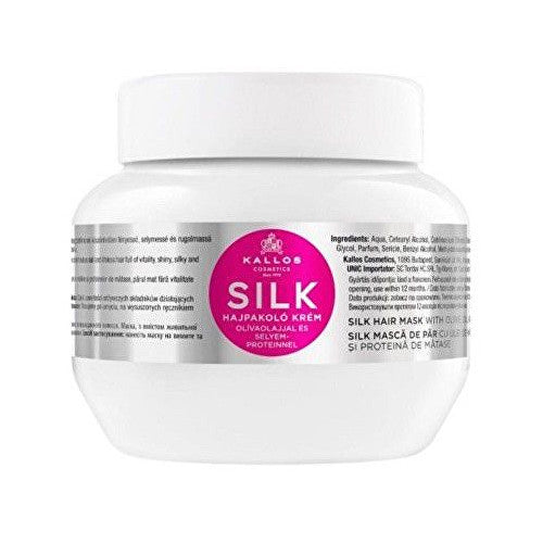 Kallos KJMN siidine juuksemask oliiviõli ja siidiproteiinidega (275 ml) naistele