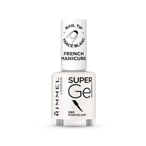 Rimmel Super Gel Prantsuse maniküür 12 ml (090 Portselan) naistele