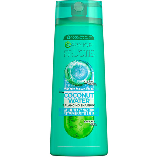GARNIER kokosų viruo (jėgą stiprinantis šampūnas)