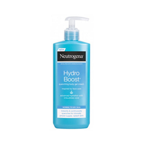 „Neutrogena“ drėkinamasis kūno kremas „Hydro Boost“ (gaivinamasis kūno gelio kremas)