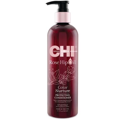 Farouk Systems CHI Rose Hip Oil Color Nurture Protecting Conditioner - Apsauginis kondicionierius dažytiems plaukams