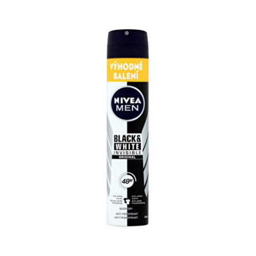 Nivea antiperspirant meestele mustvalge originaal 200 ml meestele