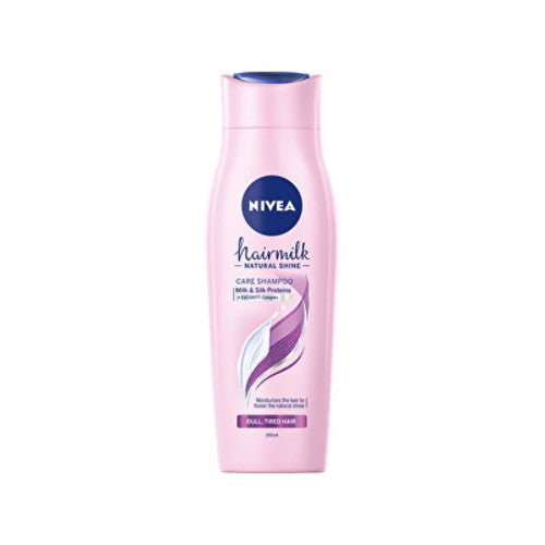 Nivea raukšlių šampūnas su pienu ir šilko baltymais pavargusiems plaukams be blizgesio plaukams Milk Shine (priežiūros šampūnas) 250 ml