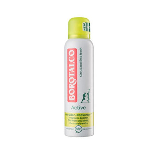 Purškiamas dezodorantas Borotalco su citrusinių vaisių kvapu Active 150 ml