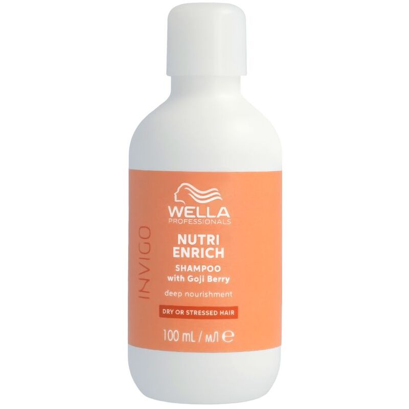 Wella profesionalus maitinamasis šampūnas sausiems ir pažeistiems plaukams Invigo Nutri-Enrich (giliai maitinamasis šampūnas)