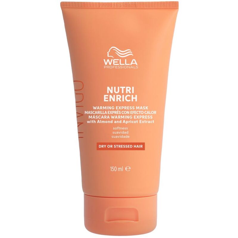 Wella Professional Savaime įkaistanti kaukė sausiems ir pažeistiems plaukams Invigo Nutri-Enrich (šildanti ekspreso kaukė) 150 ml