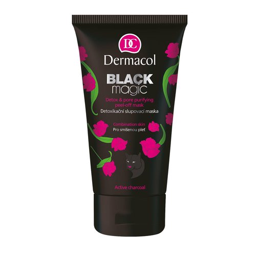Dermacol Black Detox Peeling Mask Black Magic (detoksikuojanti ir poras valanti nulupama kaukė) 150 ml