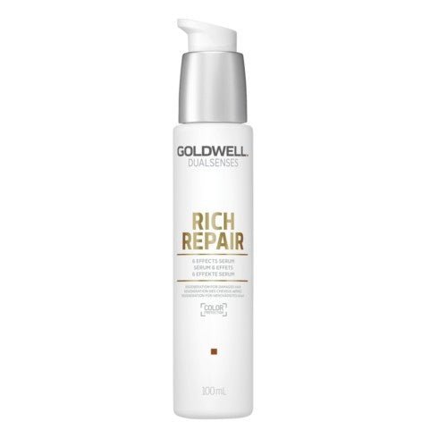 Goldwell serumas sausiems ir pažeistiems plaukams Dualsenses Rich Repair (6 efektų serumas) 100 ml