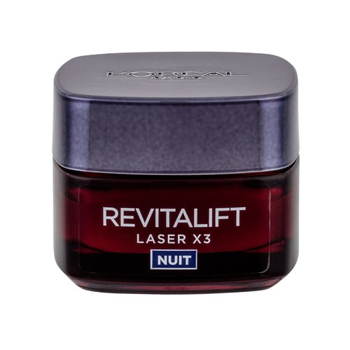 L'Oréal Revitalift Laser X3 naktinis kremas – senėjimą stabdantis kremas