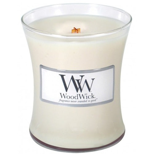 WoodWick Vanilla Bean Vase (vanilės ankšties) – kvapni žvakė