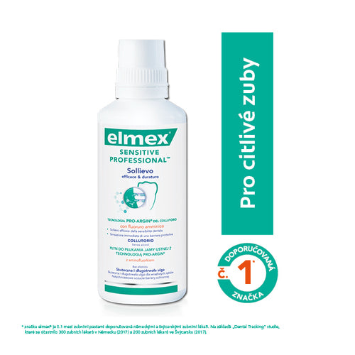 Elmex burnos skalavimo skystis jautriems dantims Sensitiv e Professional 400 ml