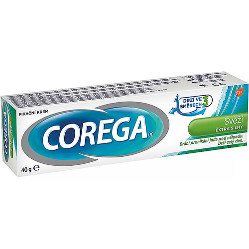 Corega Šviežias itin stiprios fiksacijos kremas 40 g (40.0g) Moterims