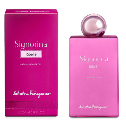 Salvatore Ferragamo Signorina Ribelle dušigeel (200ml) naistele