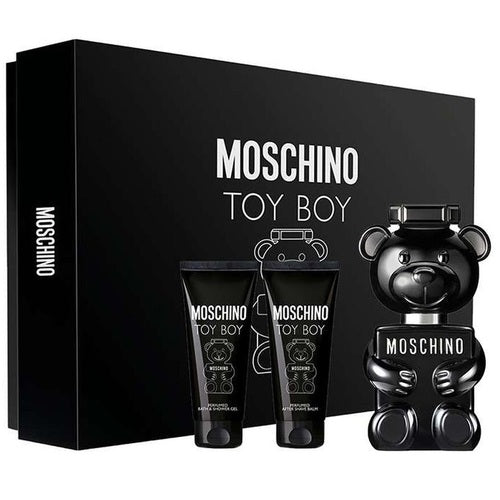 Moschino Toy Boy SET EDP parfüüm 50 ml + habemeajamisjärgne palsam 50 ml + dušigeel 50 ml