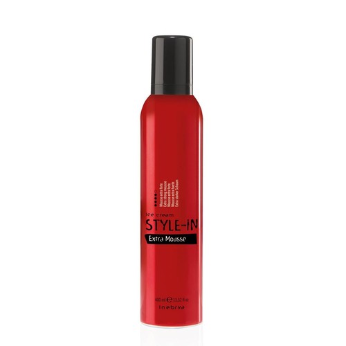 Inebrya Style-In Extra Mousse (eriti tugev) – Juuksevaht 400 ml naistele