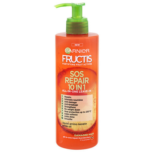 GARNIER SOS Repair All-In-One nenuplaunamas plaukų kremas be skalavimo