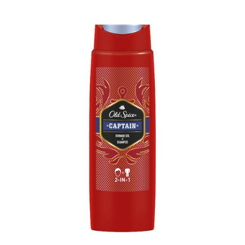 Old Spice Captain dušo želė + Shampoo – dušo želė kūnui ir plaukams (675ml) Vyrams