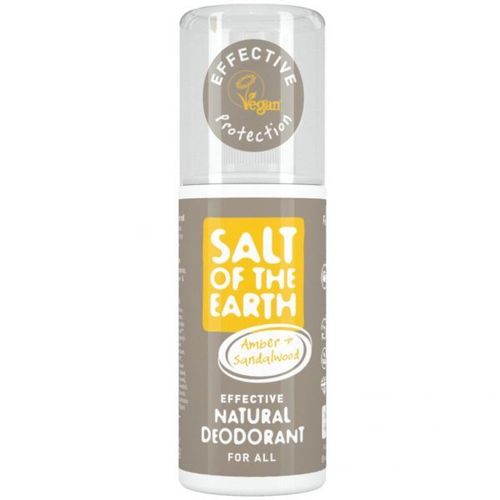 Salt-Of-The-Earth Amber Siralwood Natural dezodorantas – Natūralus dezodorantas purškiamas su ambra ir siralmedžiu (100ml) Unisex