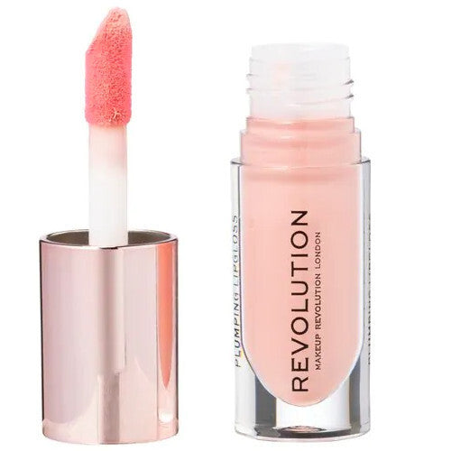 Makeup Revolution Pout Bomb Plumping Lip Gloss - Lūpų blizgis 4,6 ml Gloss Kiss Moterims