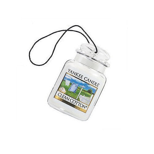 Yankee Candle Clean Cotton Ultimate Car Jar – luksusauto etikett Unisex