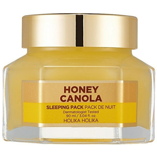 Holika Holika Canola Honey Sleeping Pack - Naktinė veido kaukė su medumi ir rapsais