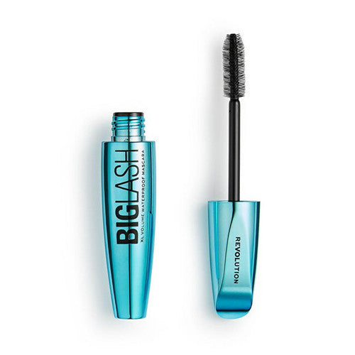„Makeup Revolution Big Lash XL Volume“ vandeniui atsparus tušas - vandeniui atsparus tušas, suteikiantis apimties, 8 g, juodas Moterims