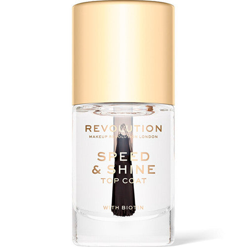 Makeup Revolution Revolution Speed & Shine Top Coat - Nagų lakas