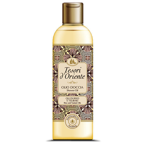 Tesori d'Oriente Olio Doccia Dušo Aliejus Rice ir Tsubaki Oils - Dušo Aliejus