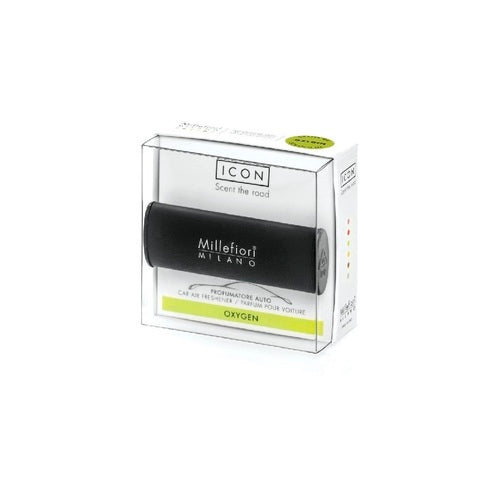 Millefiori Icon Scent the Road Oxygen – automobilio kvapas 47.0g Black
